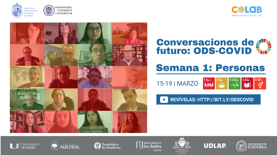 Revive la primera jornada de Conversaciones de Futuro ODS – COVID, el proyecto que  impulsa la Agenda 2030 en América Latina y el Caribe